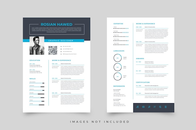 Premium Vector | Resume template