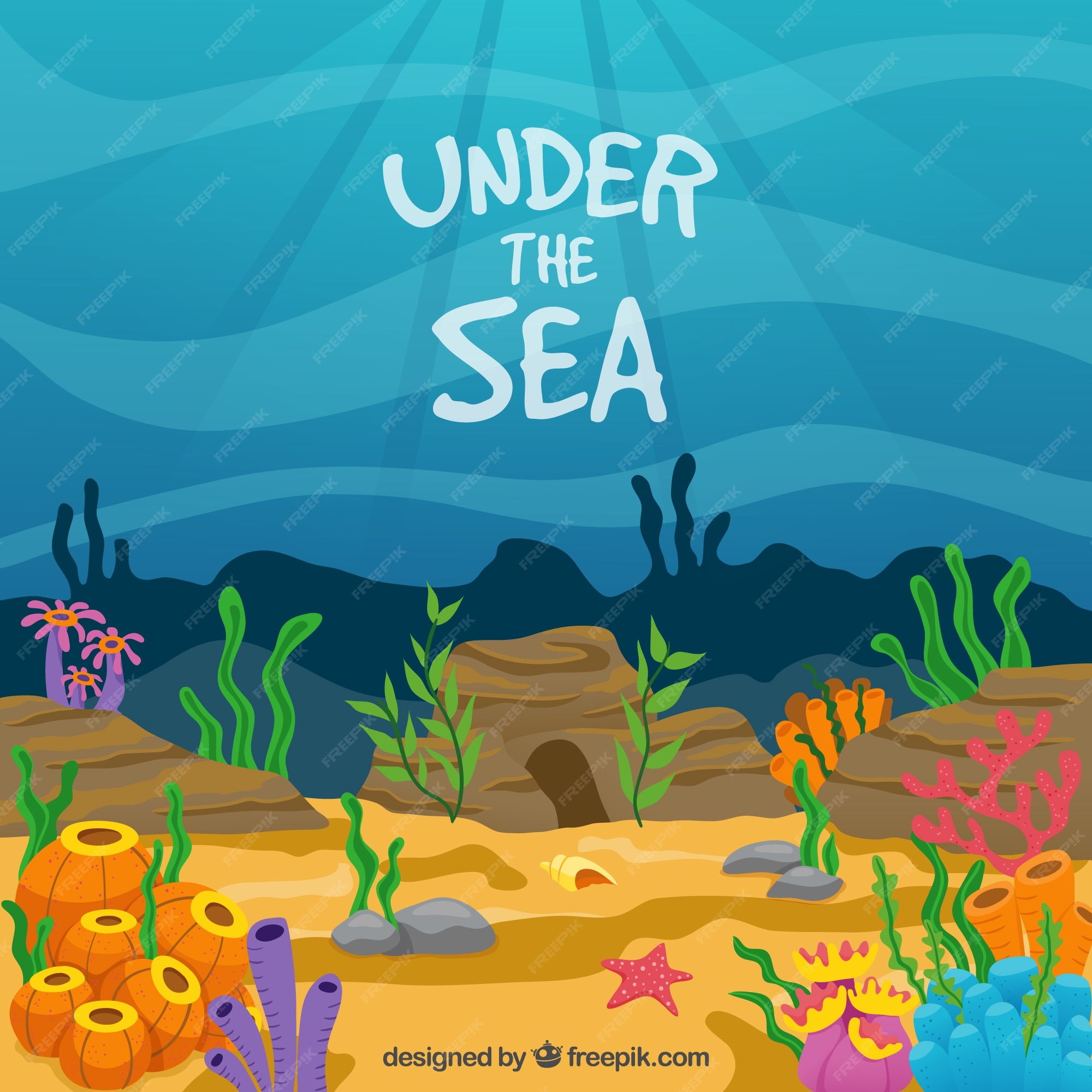 Under the sea Vectors & Illustrations for Free Download | Freepik