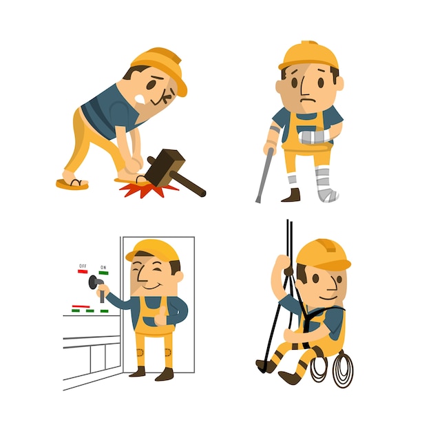 Work Accident Clipart