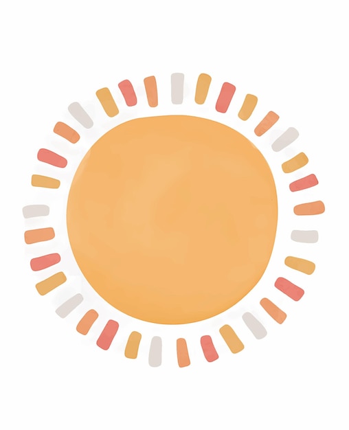 Premium Vector | Sun watercolor hand painting