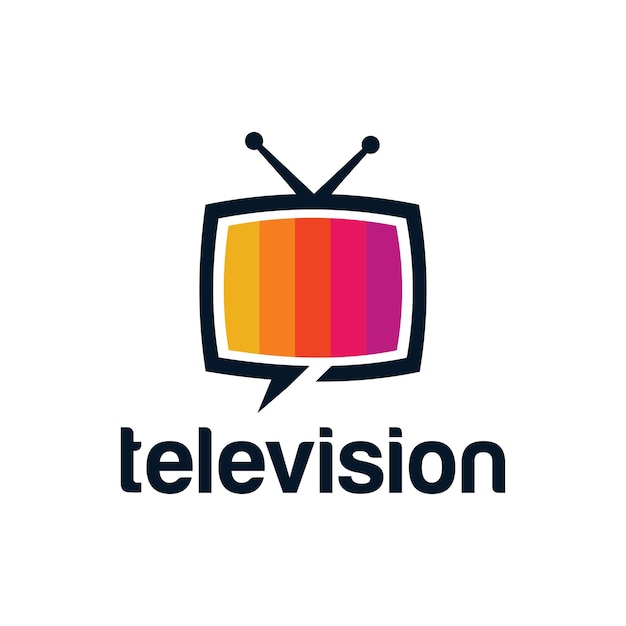 Premium Vector | Television logo design