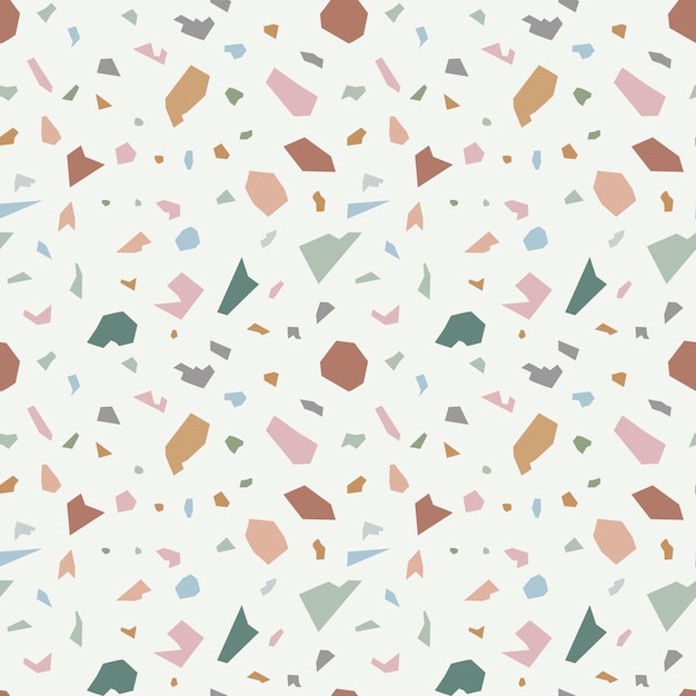 Premium Vector | Terrazzo marble seamless pattern quartz texture mosaic ...