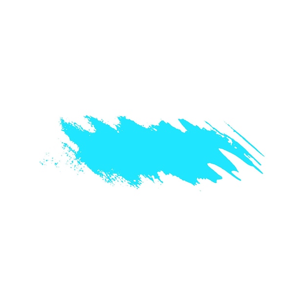 Premium Vector | Watercolor painted light blue brush stroke