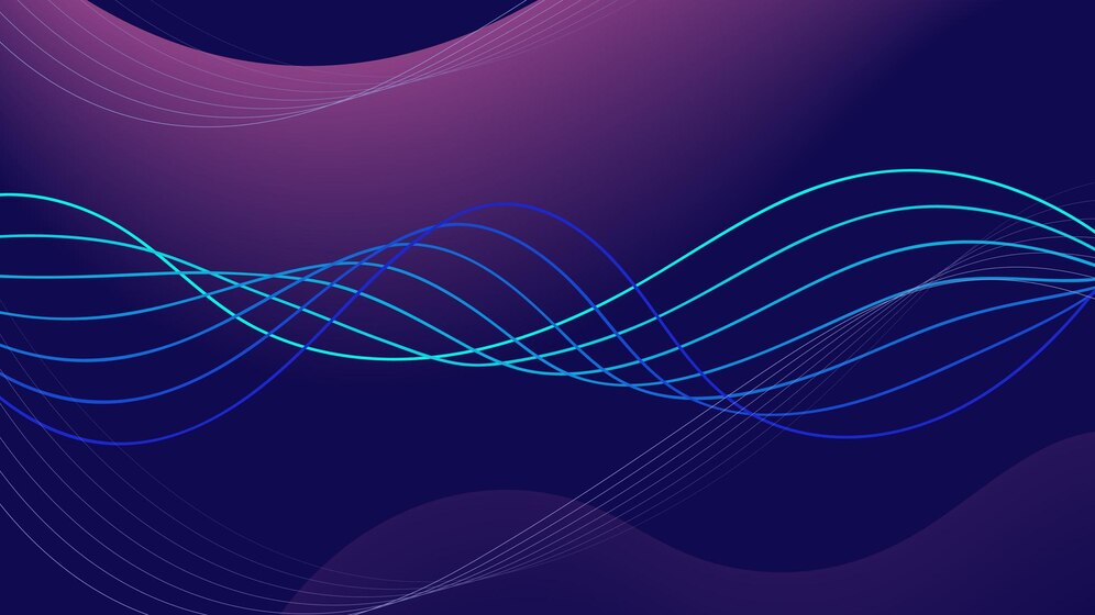 Premium Vector | Wavy line abstract background design