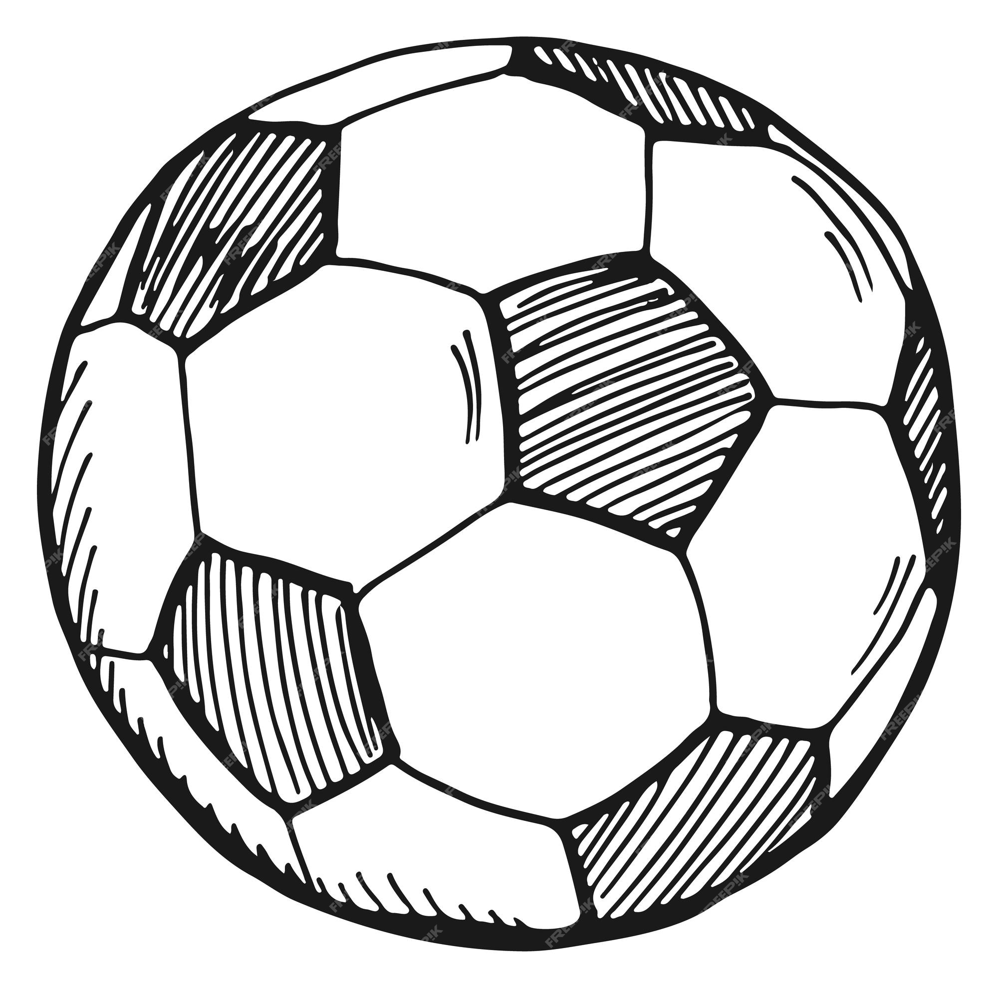 How To Draw A Soccer Ball Easy Drawing Guides