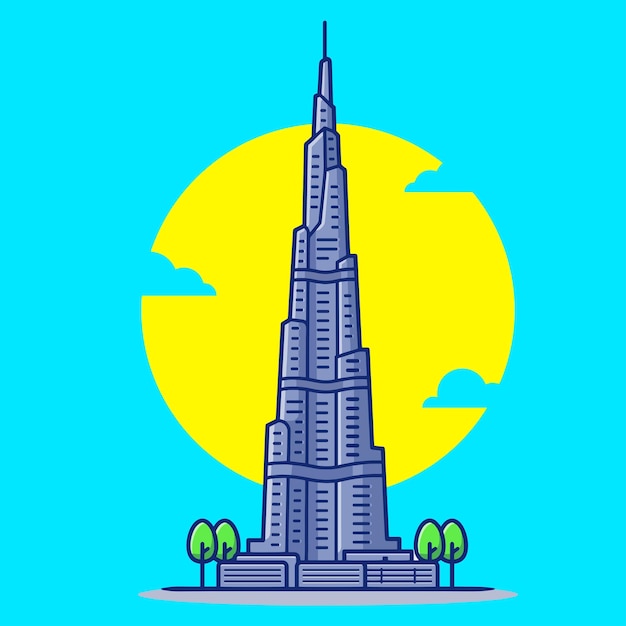 Imágenes de Ilustracion Burj Khalifa - Descarga gratuita en Freepik