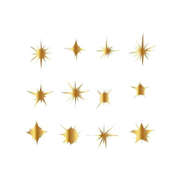 Estrella brillante de oro | Vector Premium