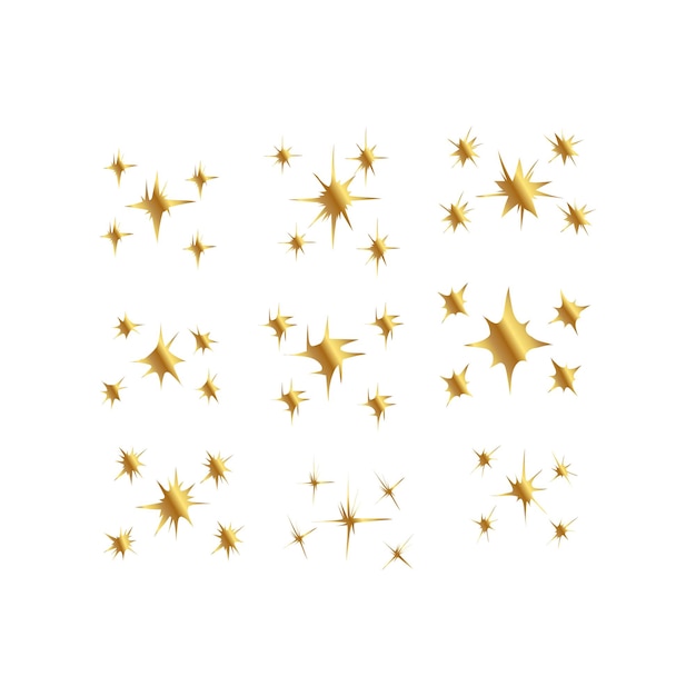 Estrella brillante de oro | Vector Premium