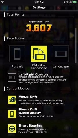How to Force Mario Kart Tour to Always Use Landscape Mode on Your Phone