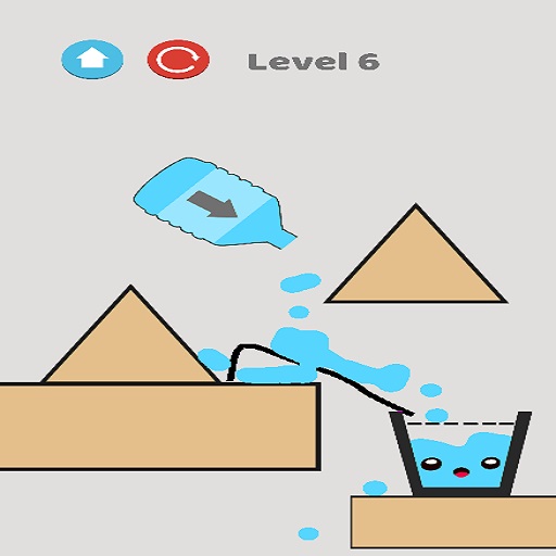 Play Happy Glass Draw Line Game 2D Online