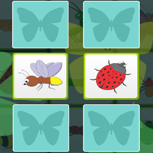 Play Kids Memory with Insects Online