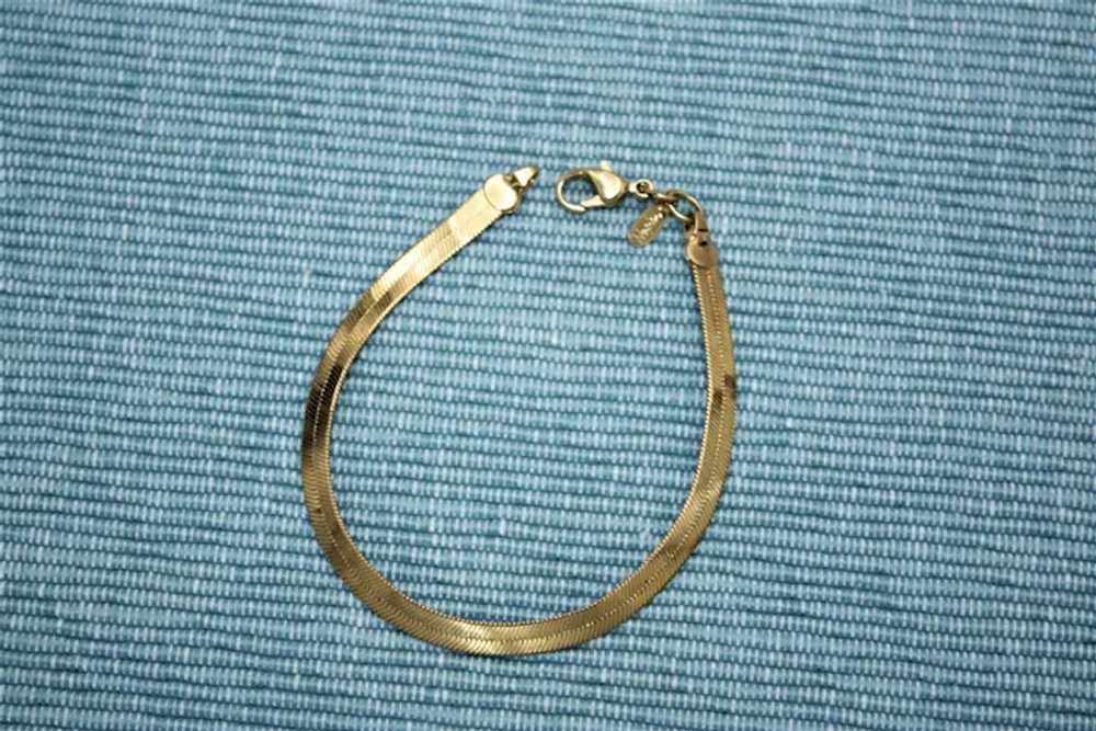 Vintage Napier Herringbone Bracelet - image 4