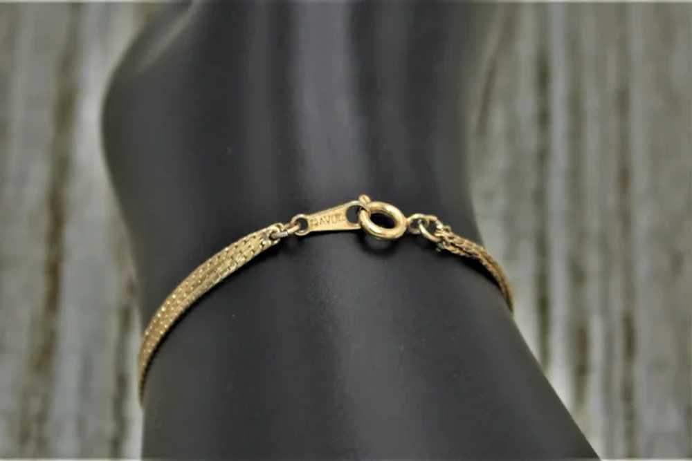 Vintage Napier Herringbone Bracelet - image 5