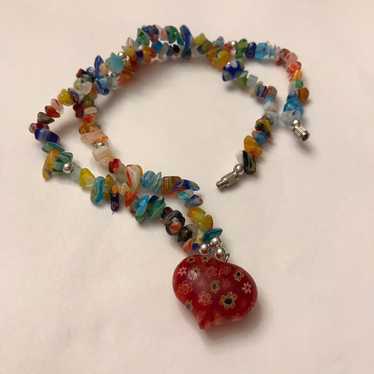 Vintage Italian Murano Glass Necklace - image 1