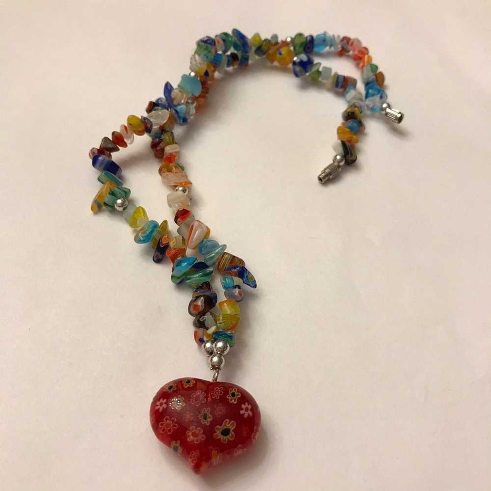 Vintage Italian Murano Glass Necklace - image 2