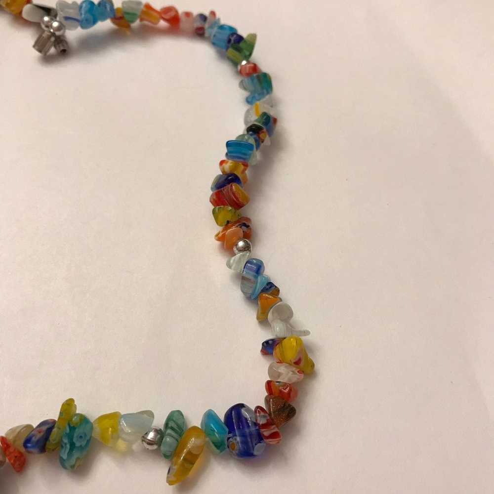 Vintage Italian Murano Glass Necklace - image 3