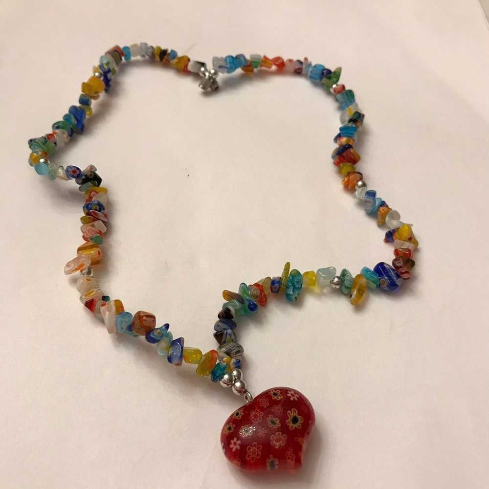 Vintage Italian Murano Glass Necklace - image 4