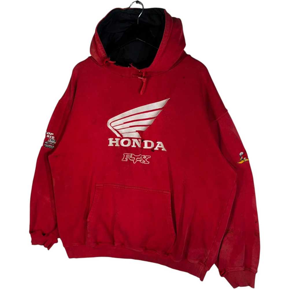 Vintage Vintage Honda & Fox Hoodie - image 3