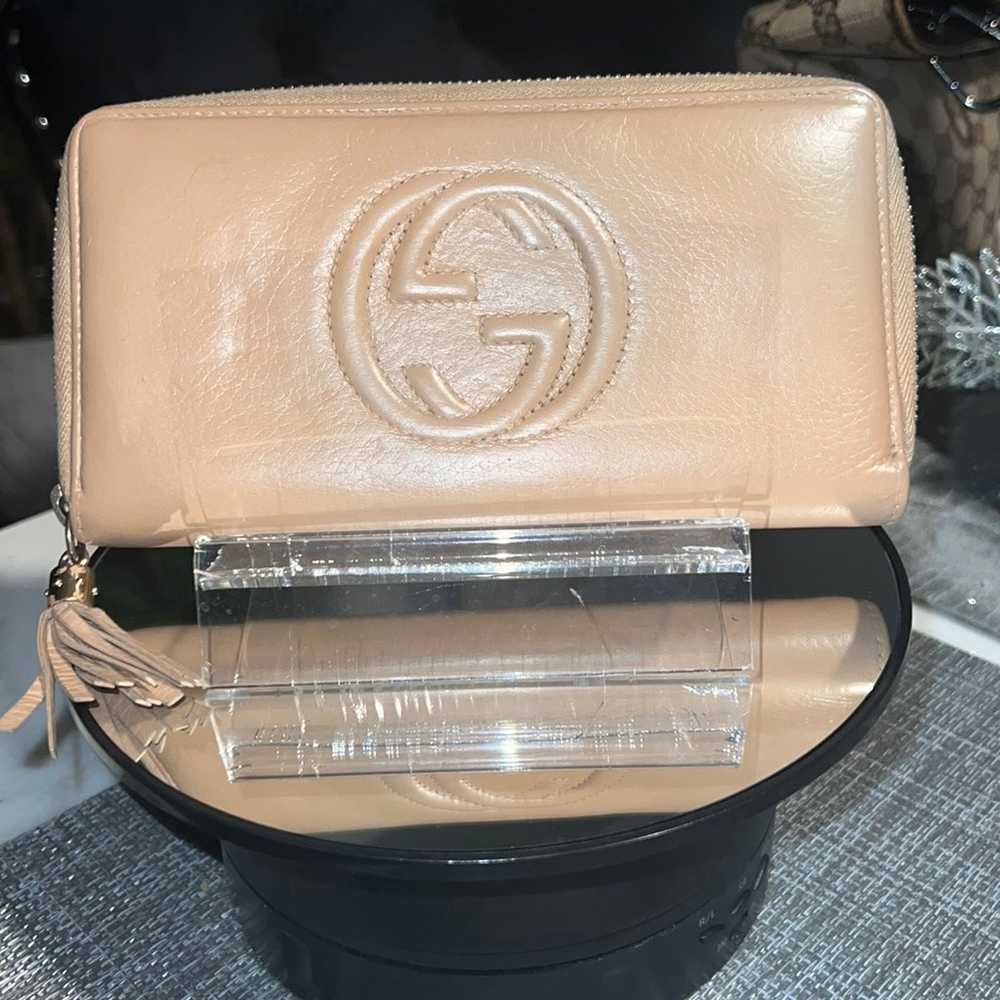 GUCCI SOHO LEATHER CONTINENTAL WALLET AUTHENTIC - image 1