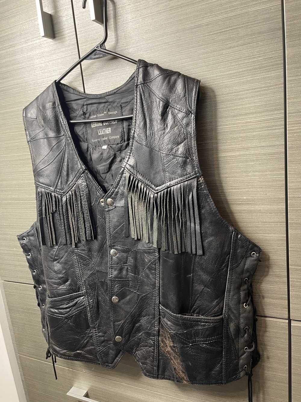 Italian Designers Biker Vest - image 2