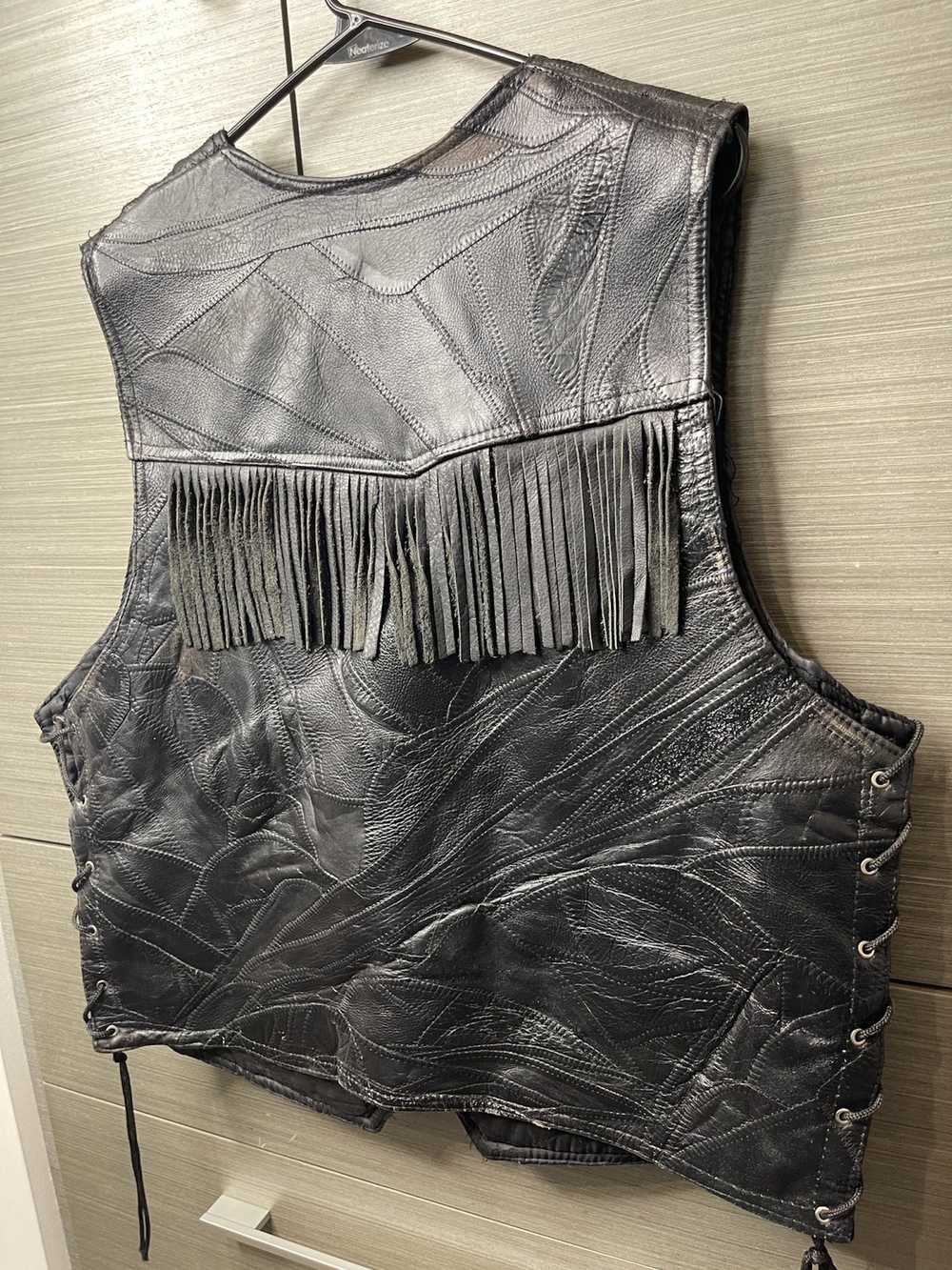 Italian Designers Biker Vest - image 3