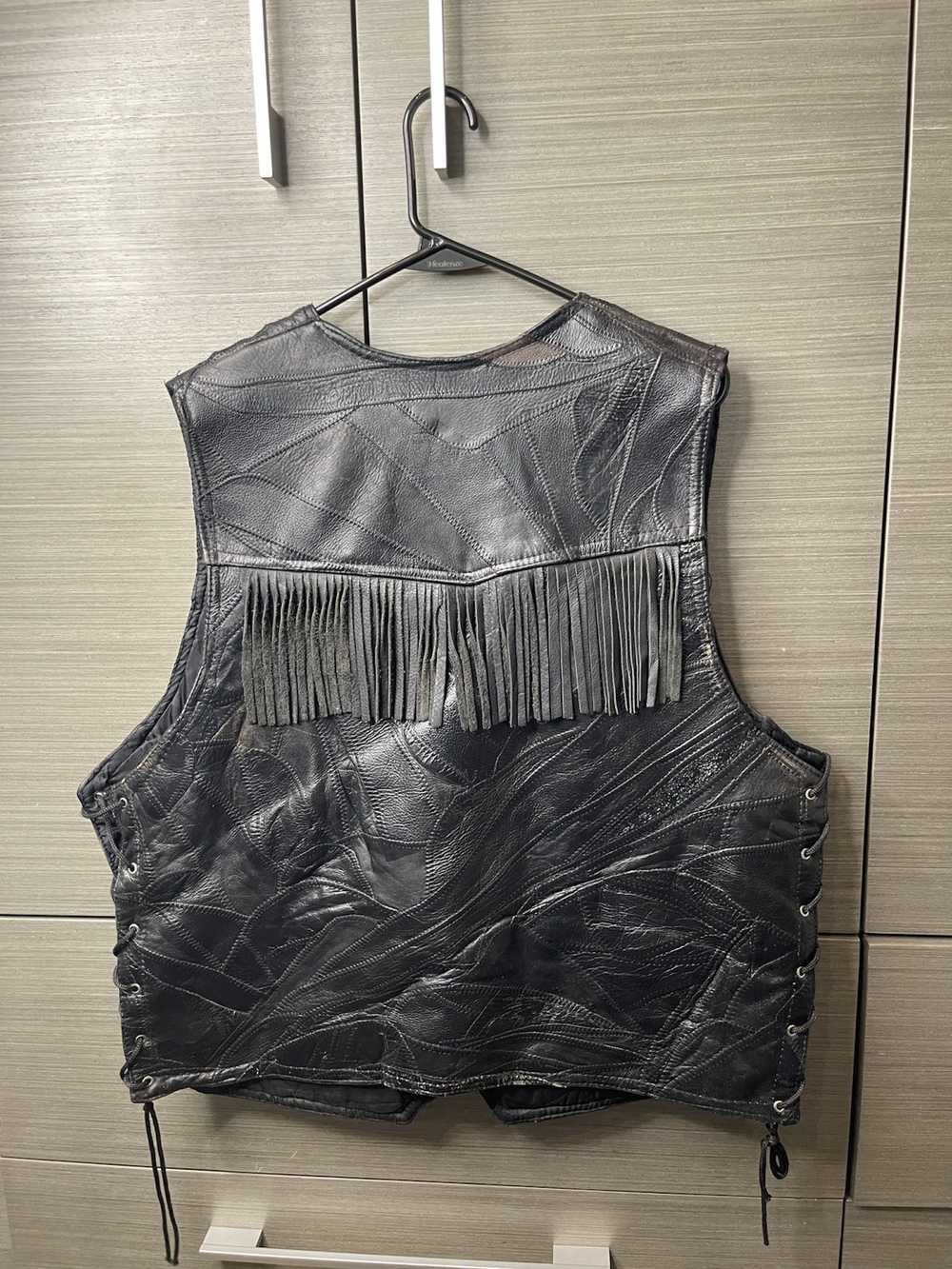 Italian Designers Biker Vest - image 5