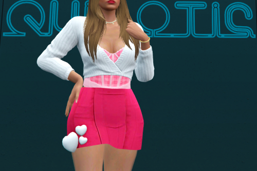 Hotline Hearts Skirt for MP Female