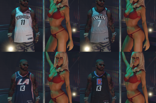 NBA Nets & Clippers Jerseys 