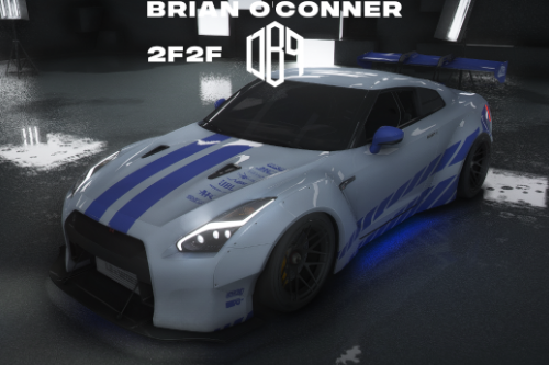 Paul Walker R34 livery reimagined on 2017 Nissan GTR - 2F2F ( 2 Fast 2 Furious )