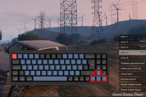 Scene Director for 60% keyboard without numpad