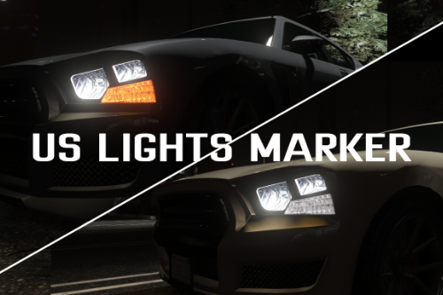 USA Lights Marker for vanilla cars