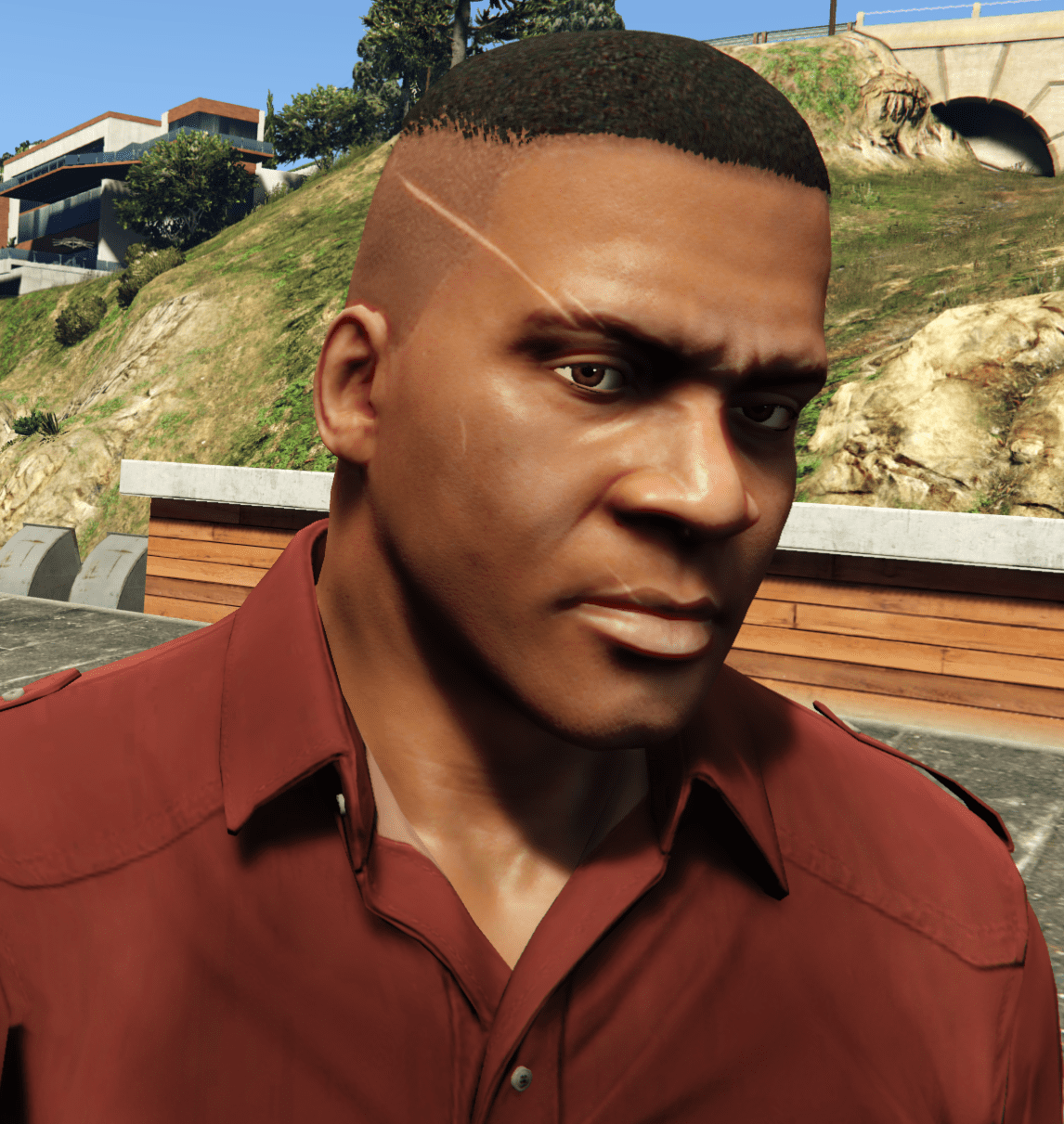 Simple scars for Franklin - GTA5-Mods.com