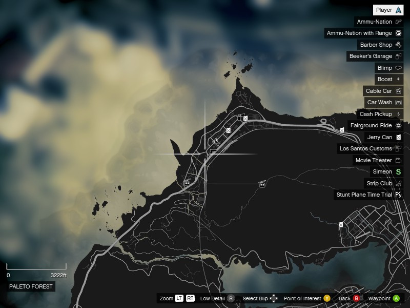 Paleto Bay GTA Map