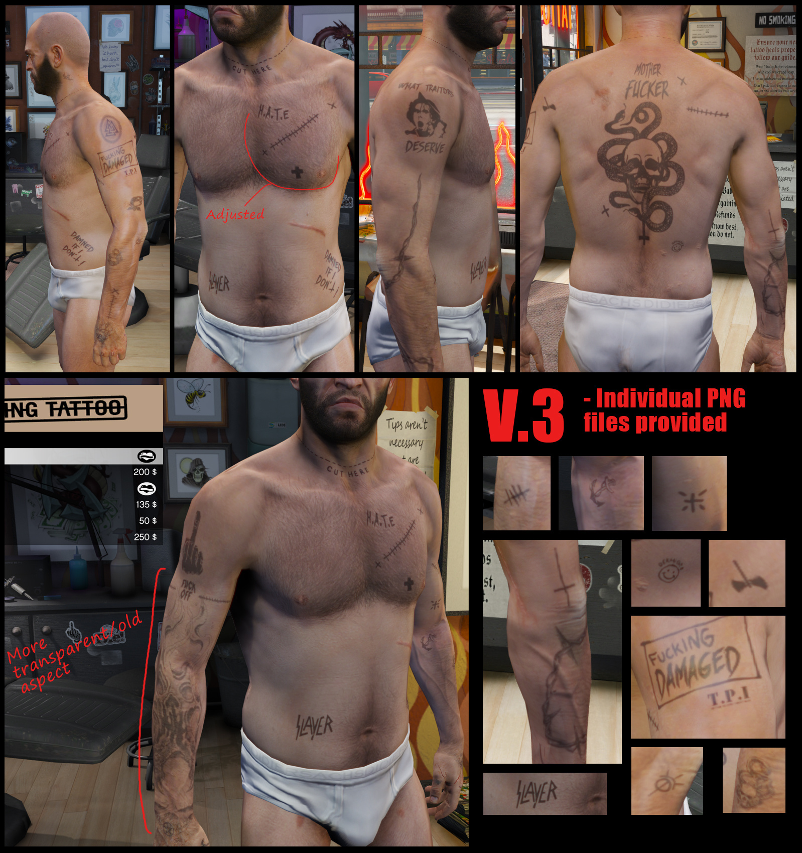 Tattoo Trevor GTA 5