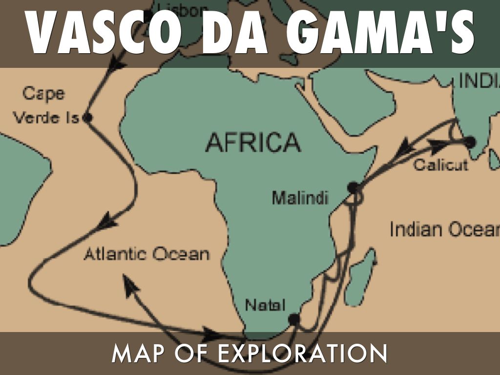 Vasco Da Gama Explorer Map