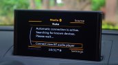 Audi A3 Sedan Review MMI screen