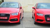 Audi A3 Sedan Review front fascias