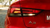 Audi A3 Sedan Review taillight halogen