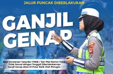 Update Ganjil Genap Puncak Bogor Hari Ini, Minggu, 29 Desember 2024