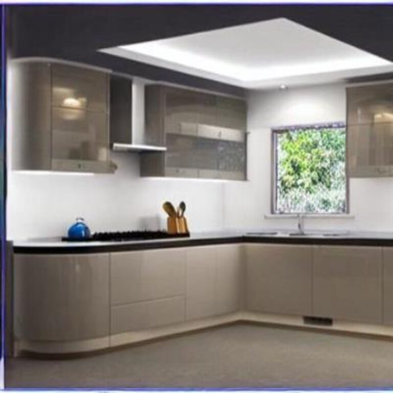 New Small Kitchen False Ceiling Design