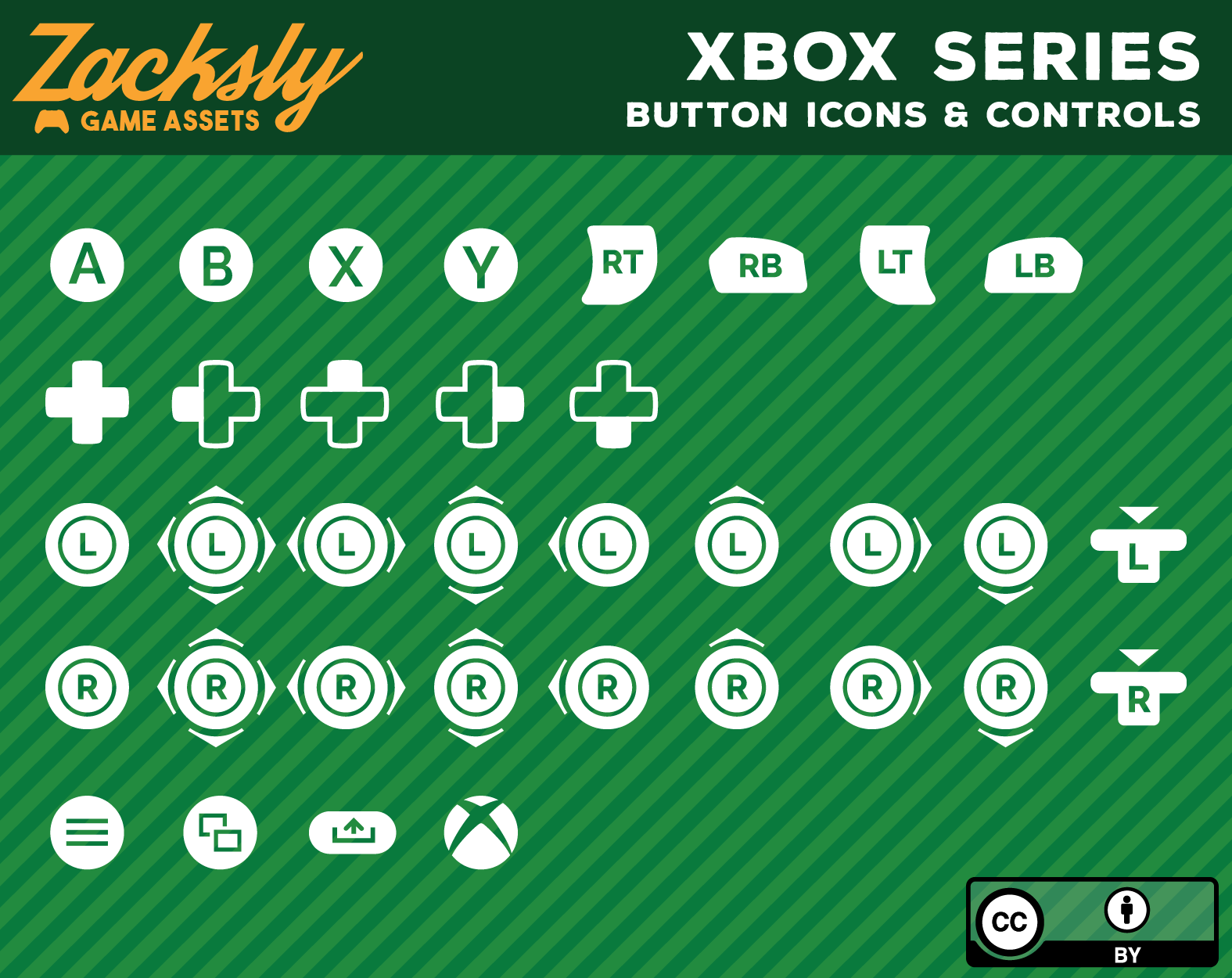 Xbox 360 Controller Icons