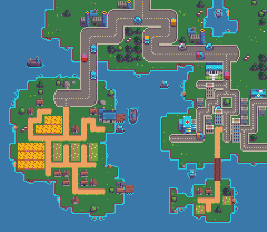 Tiny City Tycoon - Pixel Art Assets [8x8] by nico.go