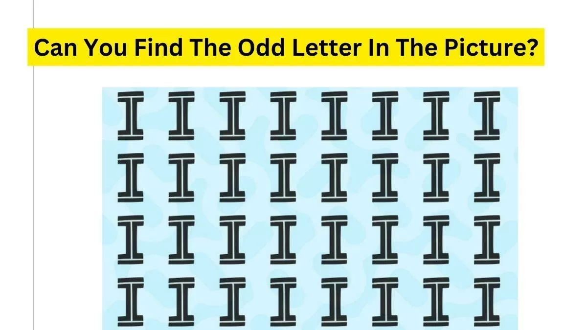 Brain Teaser For Fun: Can you find the odd letter hidden among the I’s ...