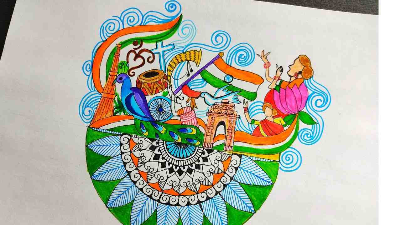 Republic Day Drawing Ideas 2024 For School Students and Kids