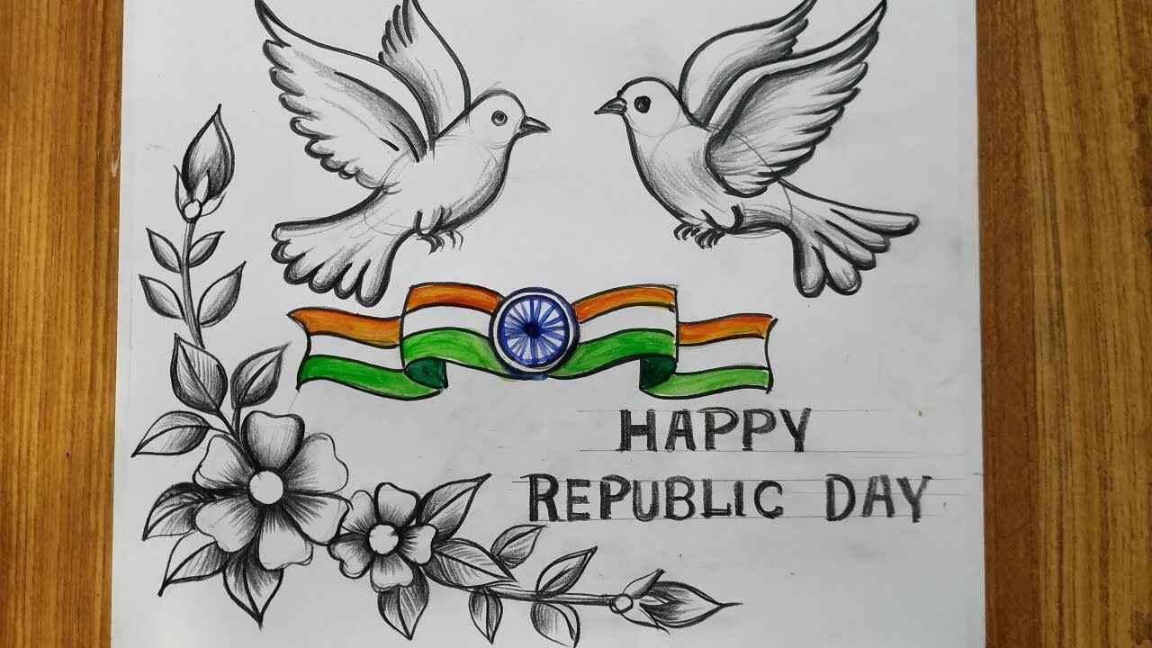 Republic Day Drawing Ideas 2024 For School Students and Kids