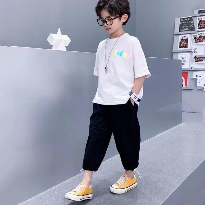 Children Short Sleeve Suit 2021 Summer Korean Boys 4-11 Years Old Male Baby  T Shirt Shorts Two Sets Buy Baby Boy Outfit,Boys Clothes,Baby Boys Clothes  Product On | 9737 Color Blue# Brand