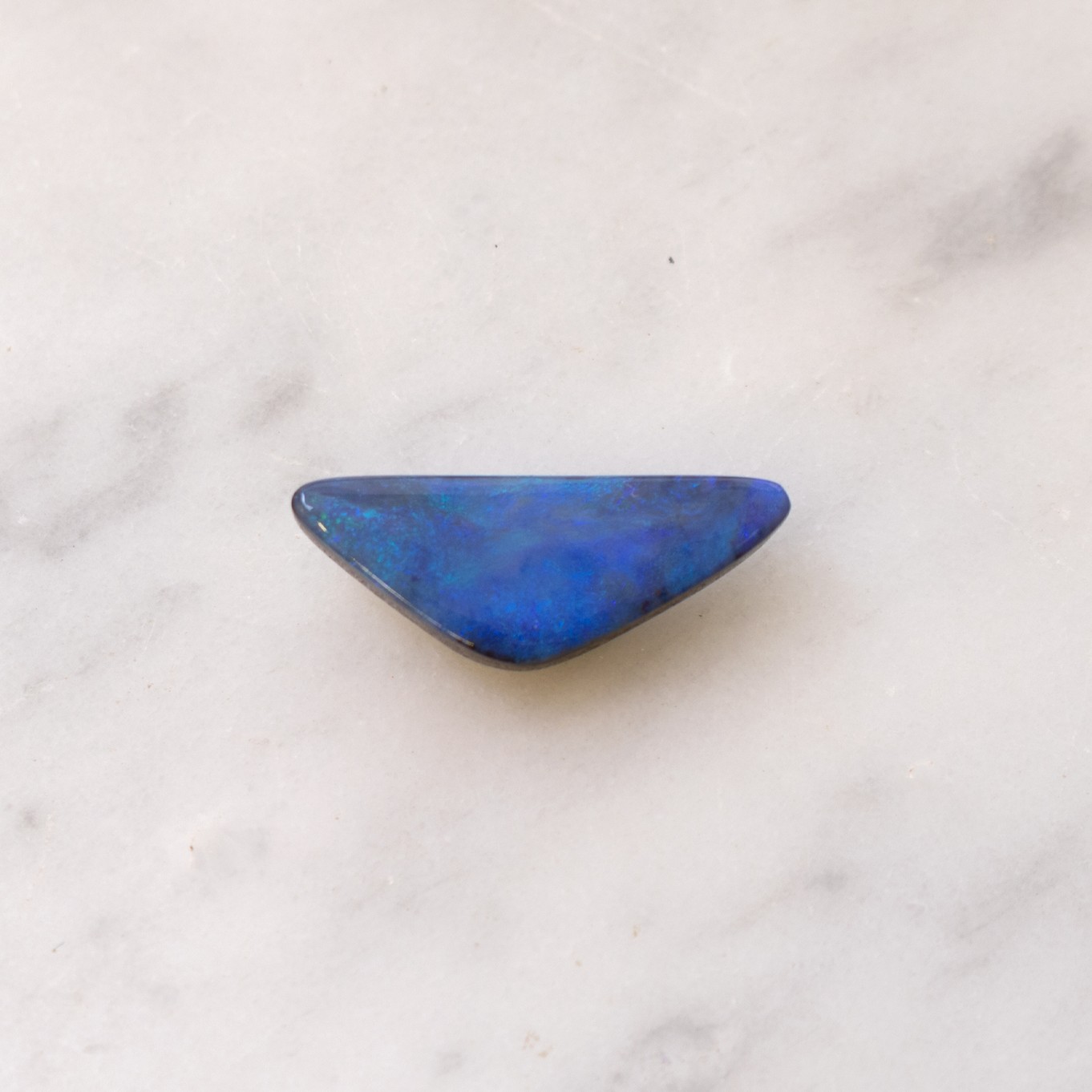 Australian Boulder Opal Freeform Cabochon, Approx 18x7mm