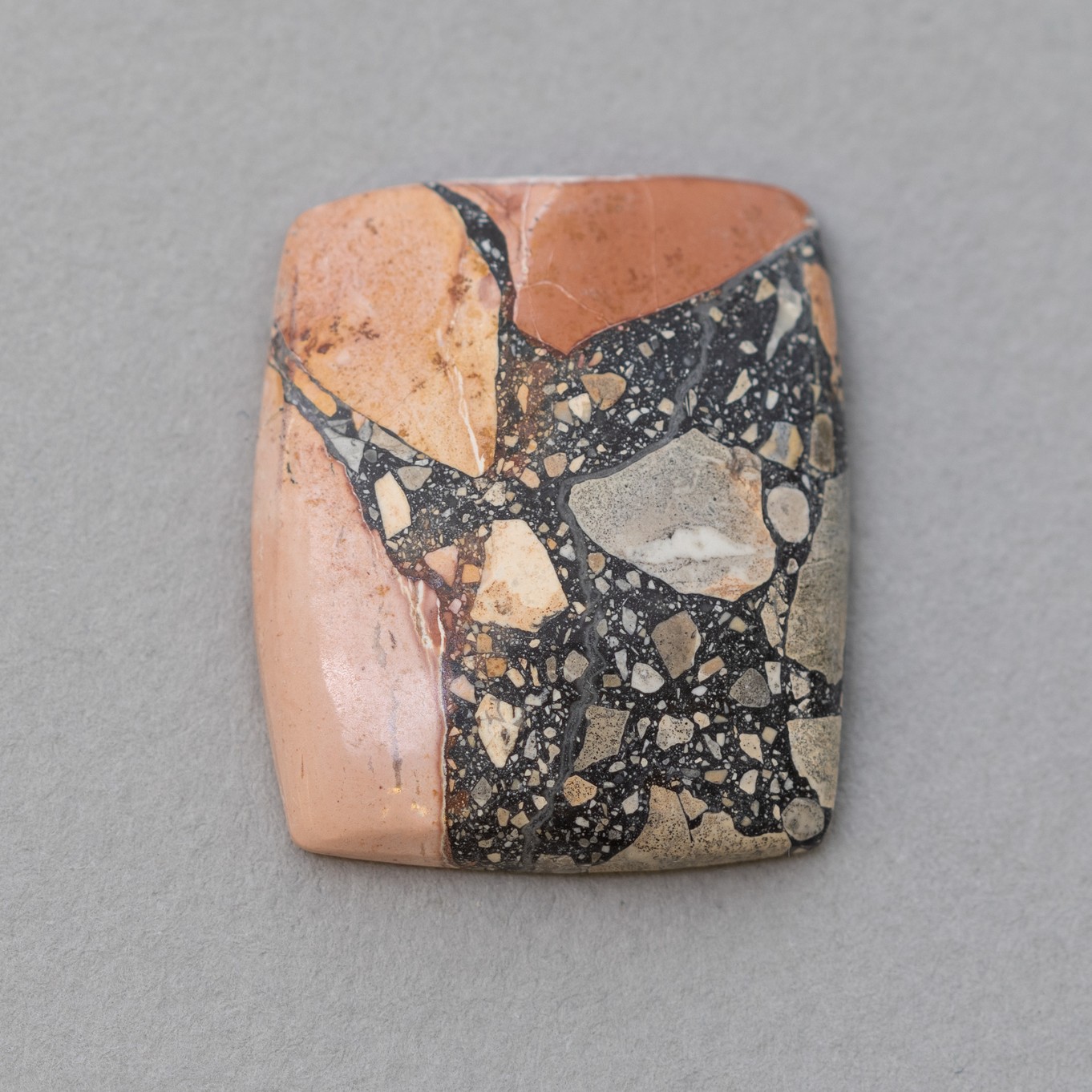 Maligano Jasper Freeform Jasper, Approx 26x22mm