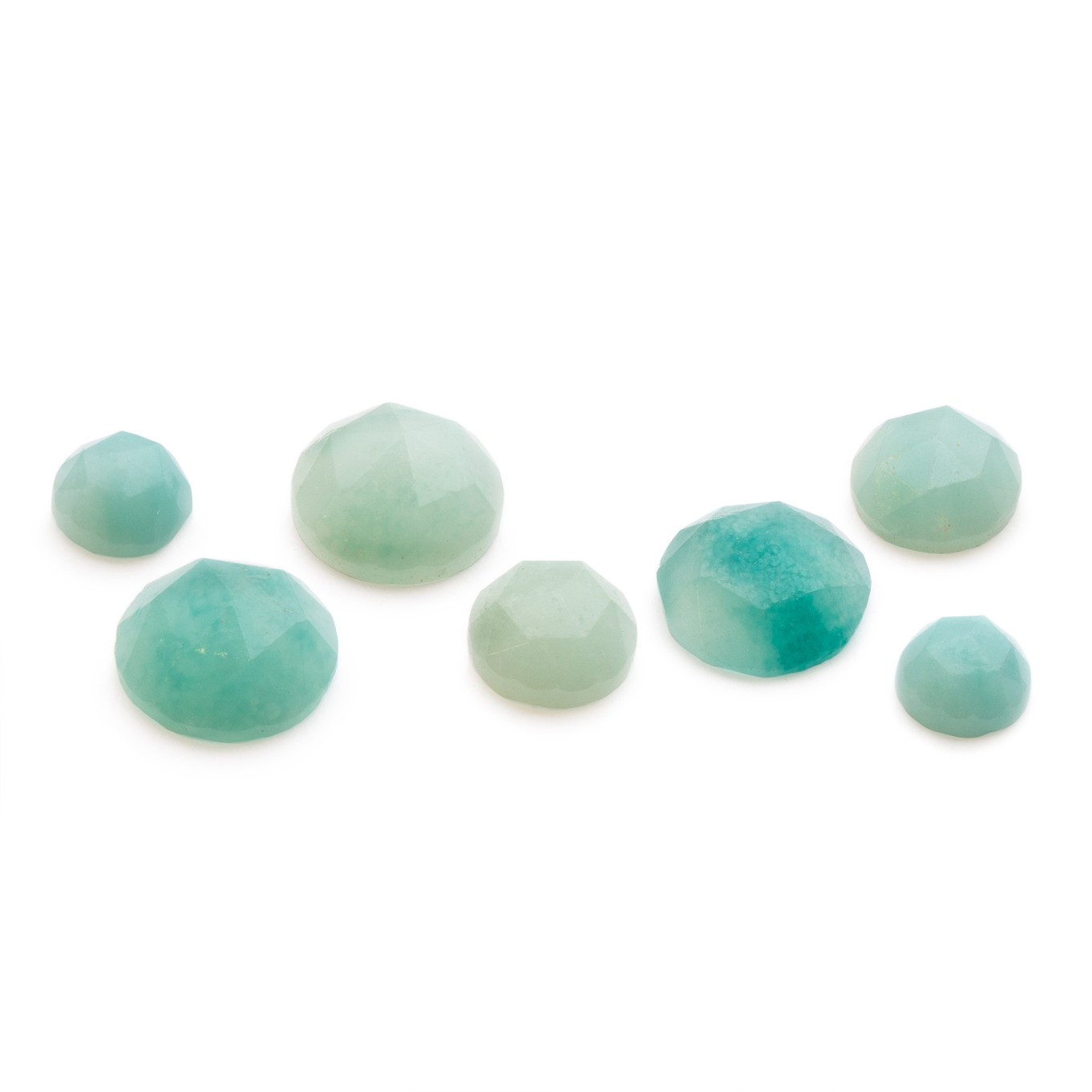 Amazonite Rose Cut Cabochons