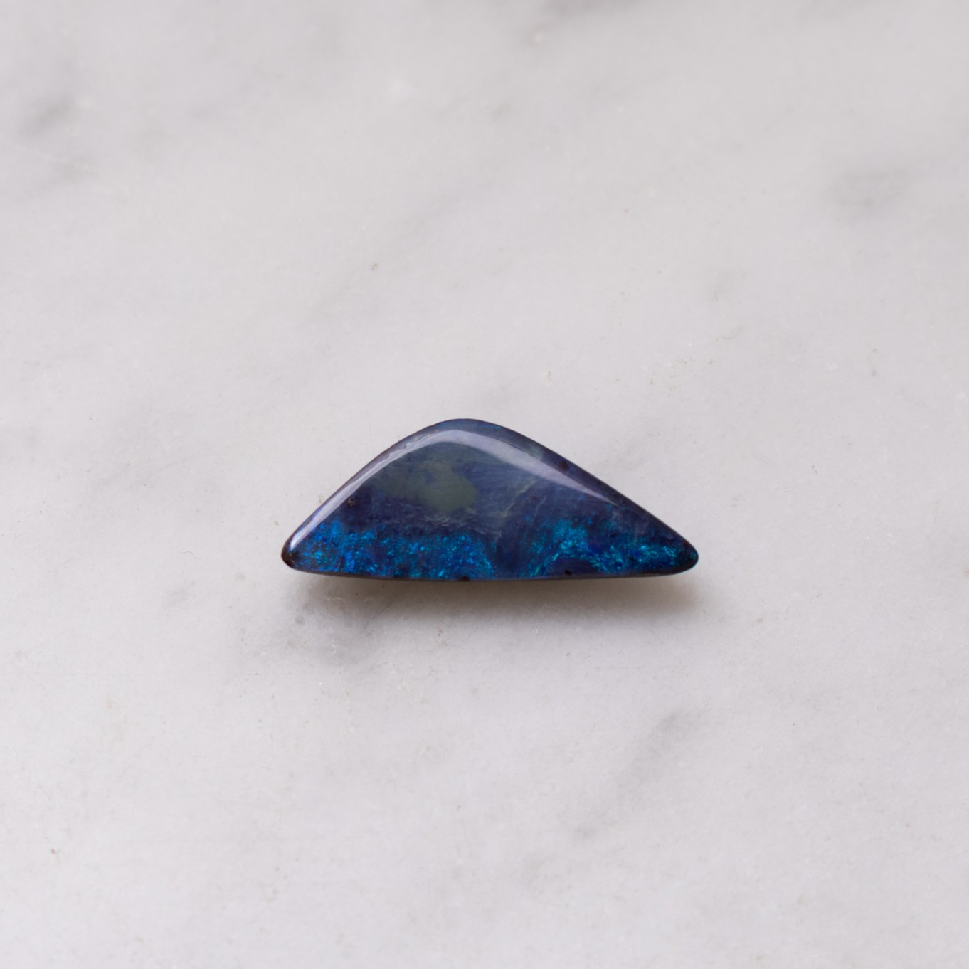 Australian Boulder Opal Freeform Cabochon, Approx 19x7mm